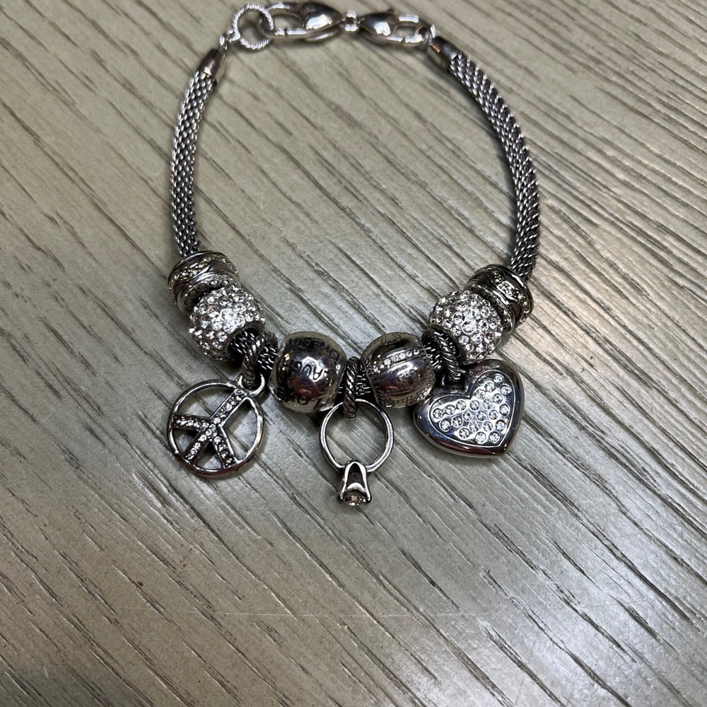 Silver Charm Bracelet